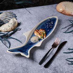 Блюдо "Рыба" 42*13*3,5 см,керамика "Frutti di Mare", P.L. Proff Cuisine