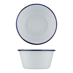 Салатник эмалированный d=16,h=8 см, "Blue Rim", P.L. Proff Cuisine