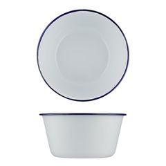 Салатник эмалированный d=18,h=9 см, "Blue Rim", P.L. Proff Cuisine