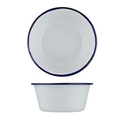 Салатник эмалированный d=20,h=10 см, "Blue Rim", P.L. Proff Cuisine