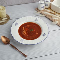 Тарелка глубокая d=23 см, h=3.9 см, 500 мл,коллекция "Sea Flower", P.L. Proff Cuisine