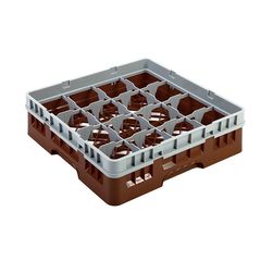 Кассета для мойки посуды - 16 ячеек, 50*50*14,3 см,коричневый цвет, P.L. Proff Cuisine