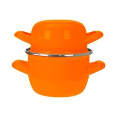 Кастрюля для мидий,оранжевая 2,8 л,h=17.5 см,d=18 см, P.L. Proff Cuisine