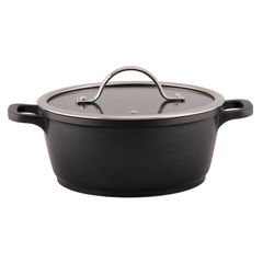 Кастрюля с крышкой (2,3л.) 20*8.5 см,индукция,ал.с антипригарным покрытием,литая, P.L. Proff Cuisine