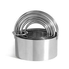 Набор 5 шт-форма-резак "Кольцо" 40/50/60/70/80 мм, P.L. Proff Cuisine