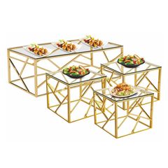 Набор из 3-х подставок для выкладки (51*15*9/56*20*13/61*25*17 см), P.L. Proff Cuisine