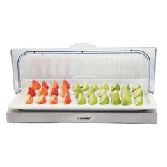 Поднос фарфоровый с пластиковой крышкой и емкостью для хладогена GN1/1, P.L. Proff Cuisine