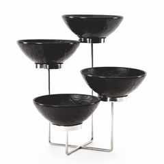 Стойка металлическая для выкладки + четыре салатника, 1 л, h=43 см, P.L. Proff Cuisine