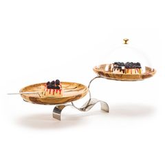 Стойка металлическая для выкладки + два салатника из бука,80*35*23,5 см, P.L. Proff Cuisine