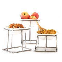 Стойка металлическая для выкладки + керамический салатник,20*20*15,5 см, P.L. Proff Cuisine