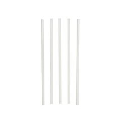 Трубочки для коктейля без изгиба белые, 24 см, d 6 мм, 250 шт, P.L. Proff Cuisine