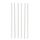 Трубочки для коктейля без изгиба прозрачные d 3 мм, l 24 см, 1000 шт