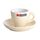 Чашка с блюдцем Barista (Бариста) 80 мл, бежевая, P.L. Proff Cuisine
