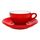 Кофейная пара "Barista" 70 мл.красная.фарфор. P.L.