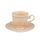 Кофейная пара 100 мл, фарфор,серия "Aristocrat-Peach Tea", Noble, P.L. Proff Cuisine