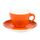 Чайная пара Barista (Бариста) 200 мл, оранжевый цвет, P.L. Proff Cuisine