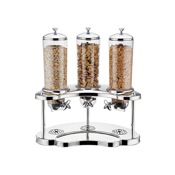 Диспенсер для сухих продуктов, 3 колбы*3 л, P.L. Proff Cuisine