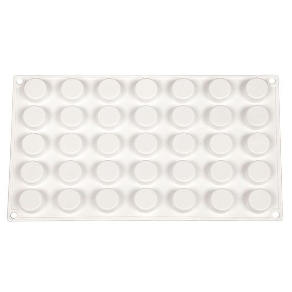 Форма силиконовая "Микро цилиндр" 35 ячеек 25*25*12 мм, P.L. Proff Cuisine