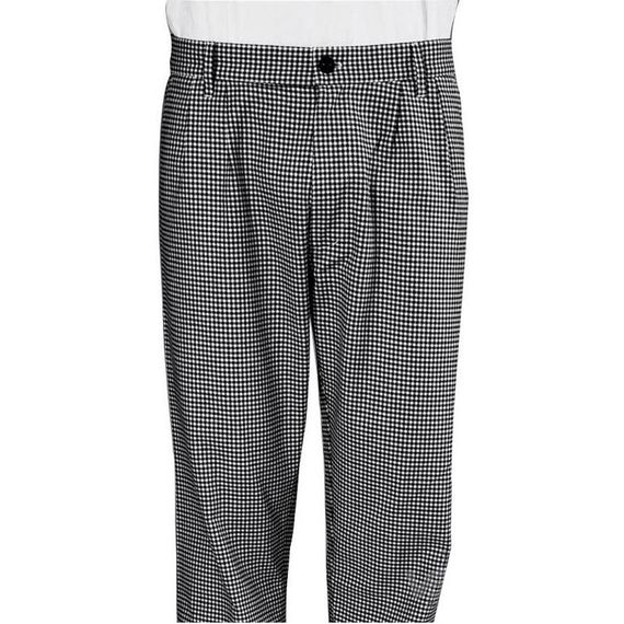 Брюки поварские Chef 50 р-р, черно-белая клетка, состав: 100% хлопок