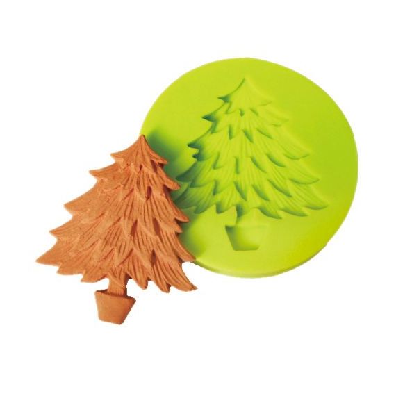 Силиконовая форма P.L. Proff Cuisine "Елка" d 6*0,5 см (5*4 см)