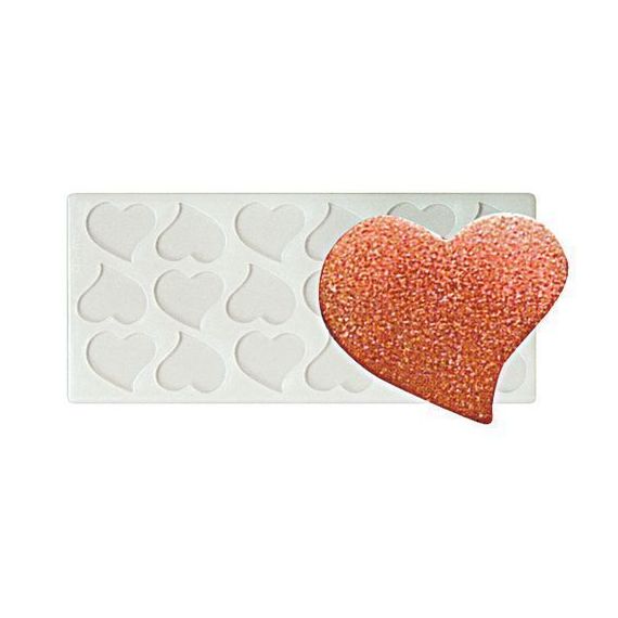 Силиконовая форма "Сердце" 18 ячеек 35*30 мм, P.L. Proff Cuisine