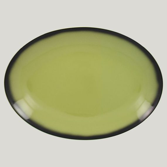 Блюдо овальное RAK Porcelain LEA Light green (зеленый цвет) 32 см