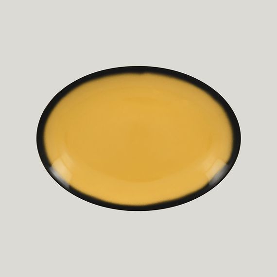 Блюдо овальное RAK Porcelain LEA Yellow 32 см (желтый цвет)