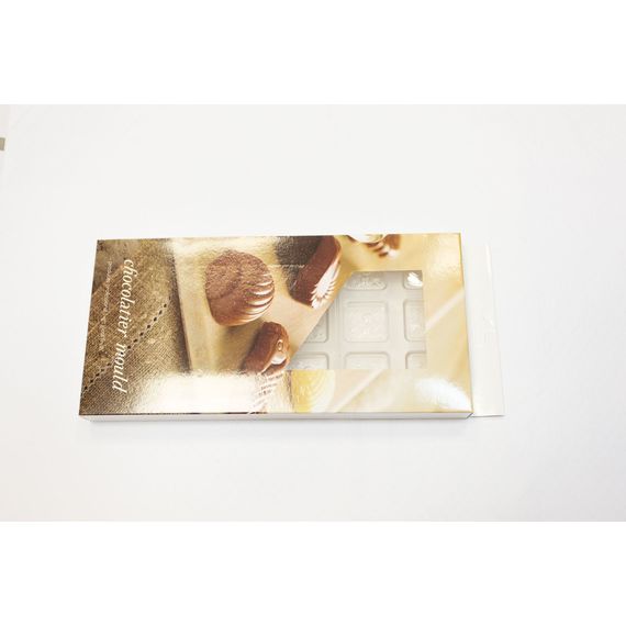 Форма для шоколада поликарбонат "Квадрат", 18 ячеек 2,7*2,7*1 см, поликарбонат, P.L. Proff Cuisine