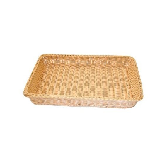 Подставка плетеная для выпечки 45*31*6 см бежевая, ротанг, P.L. Proff Cuisine