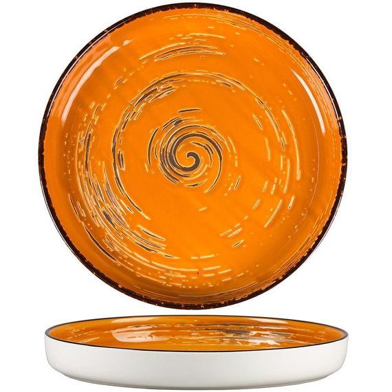 Тарелка с бортом Texture Yellow Circular 23 см, h 3 см, P.L. Proff Cuisine