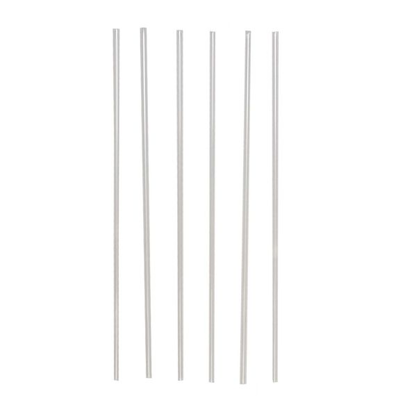 Трубочки для коктейля без изгиба прозрачные d 3 мм, l 24 см, 1000 шт
