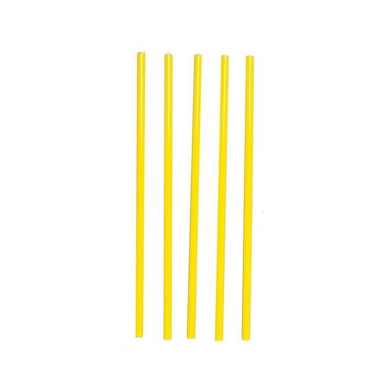 Трубочки для коктейля без изгиба желтые, 24 см, d 6 мм, 250 шт
