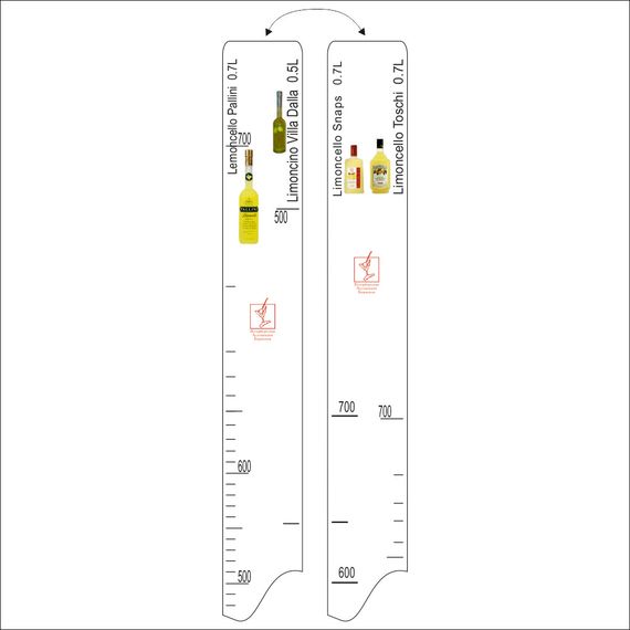 Барная линейка Lemoncello Pallini, Snaps, Toschi (0.7 л) Villa Dalla (0.5 л), P.L. Proff Cuisine