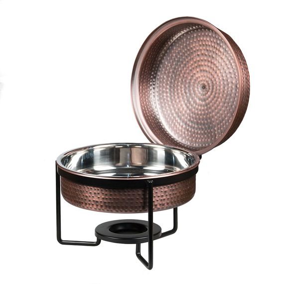 Чафиндиш (мармит) цвет антик 7 л + подставка, D=34.5 см, P.L. Proff Cuisine