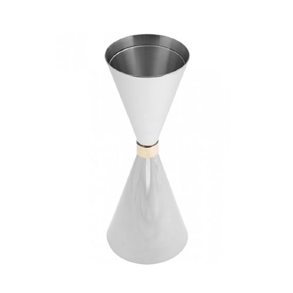 Джиггер металлический, 25*50 мл, нержавеющая сталь, P.L.- Barbossa