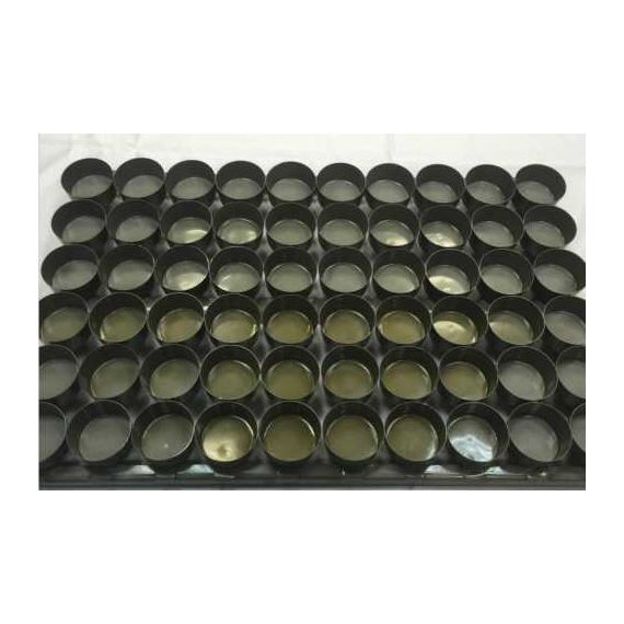 Сборка форм для выпечки на решетке "Маффин", 5,5*6/3 см, 60 шт, решетка 60*40 см, черный металл, P.L