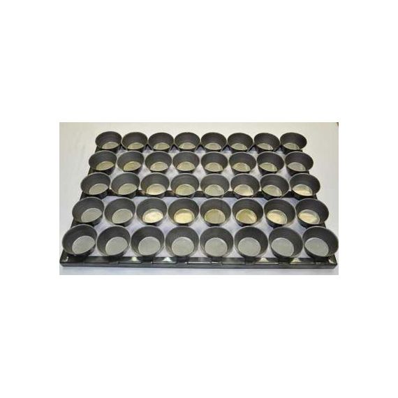 Сборка форм для выпечки на решетке "Маффин", 5*7*3 см, 40 шт, решетка 60*40 с, P.L. Proff Cuisine (ч