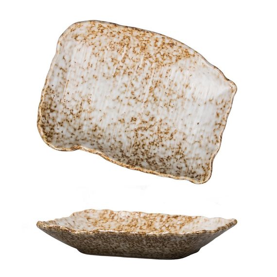 Блюдо l=25,5 w=19.5 h=4.8 см "Brown Spider Silk" / "Stockholm" P.L.-ProffCuisine