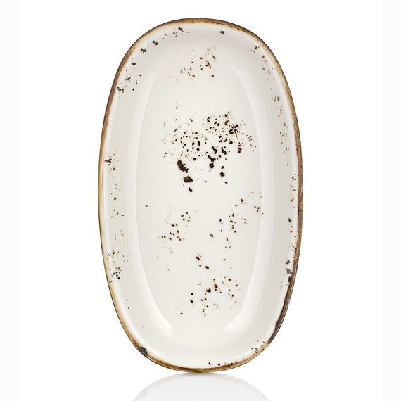 Блюдо овальное "Elegance" 24*14см. фарфор By Bone