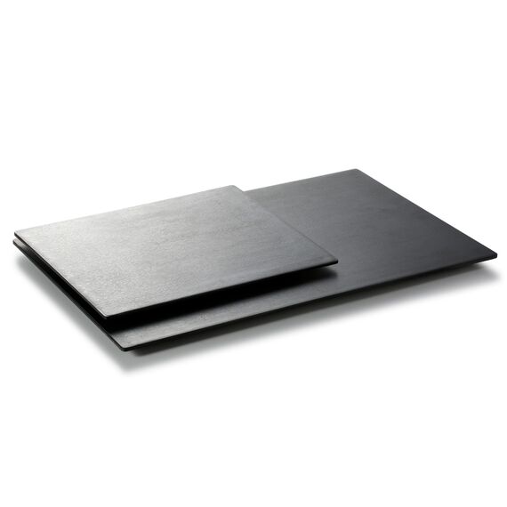 Блюдо, поднос GN 1/2 меламиновый, черный 32.5*26.5*1.5см  P.L.