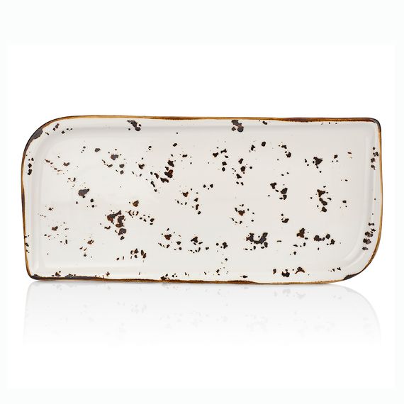 Блюдо прямоугольное "Elegance" 35*16см. фарфор By Bone