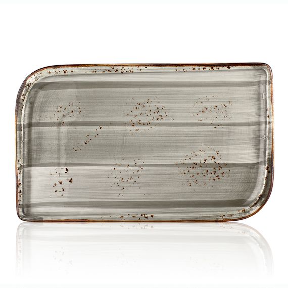 Блюдо прямоугольное "Supreme" 24*15см. фарфор By Bone