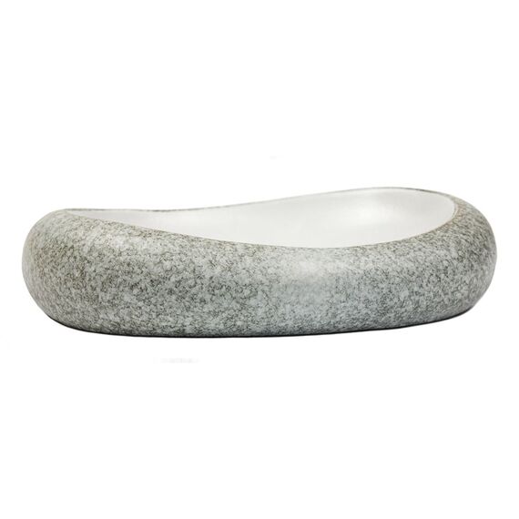 Блюдо/салатник, 300мл,26*20cм, h=6cм, серия "White Matt Taiga"  P.L.