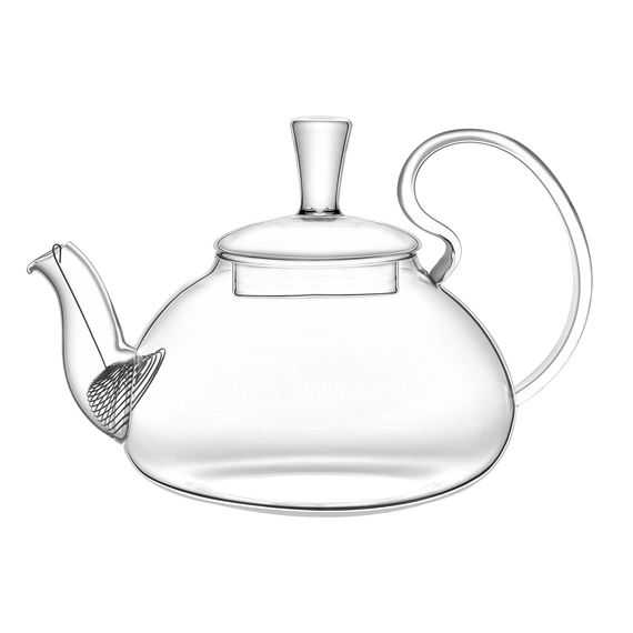 Чайник 400 мл, термостойкое стекло P.L.