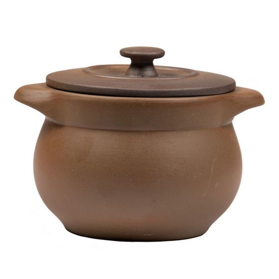 Горшочек с крышкой, 500мл,серия "White Matt Taiga"  P.L.