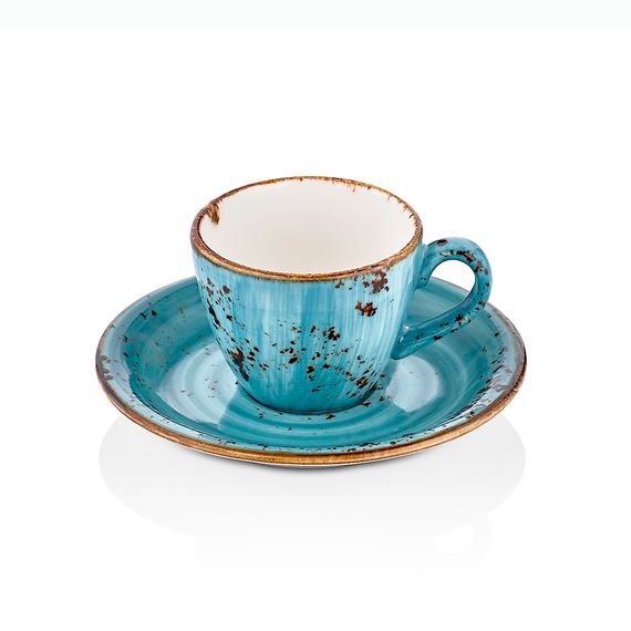 Кофейная пара "Infinity" 75мл. фарфор By Bone