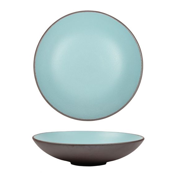 Тарелка/блюдо, d= 23cм, h=3cм, серия "Blue Matt Taiga"  P.L.