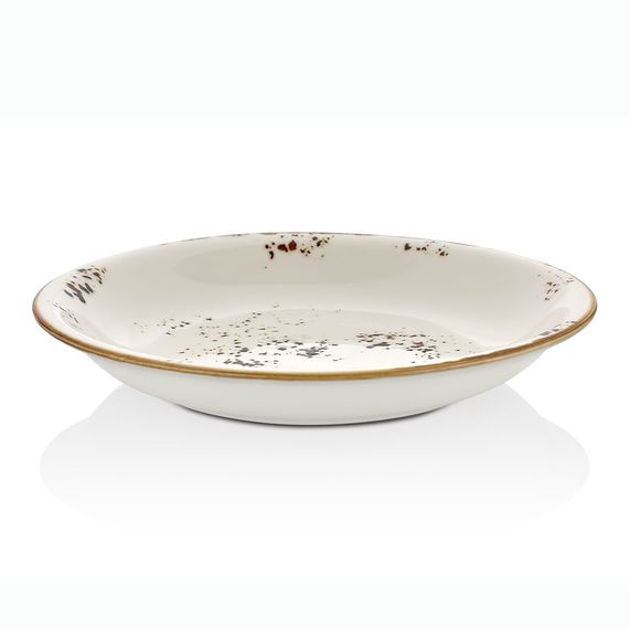 Тарелка глубокая  "Elegance" 21см. фарфор By Bone