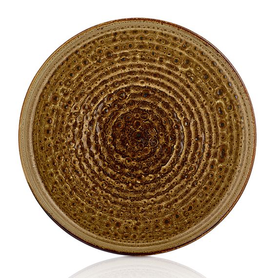 Блюдо для пиццы d=32 см фарфор,серия "Cowry Yellow", By Bone