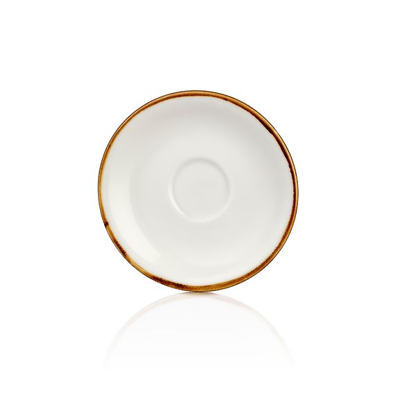 Блюдце кофейное d=12 cм,фарфор,серия "GLEAM", By Bone